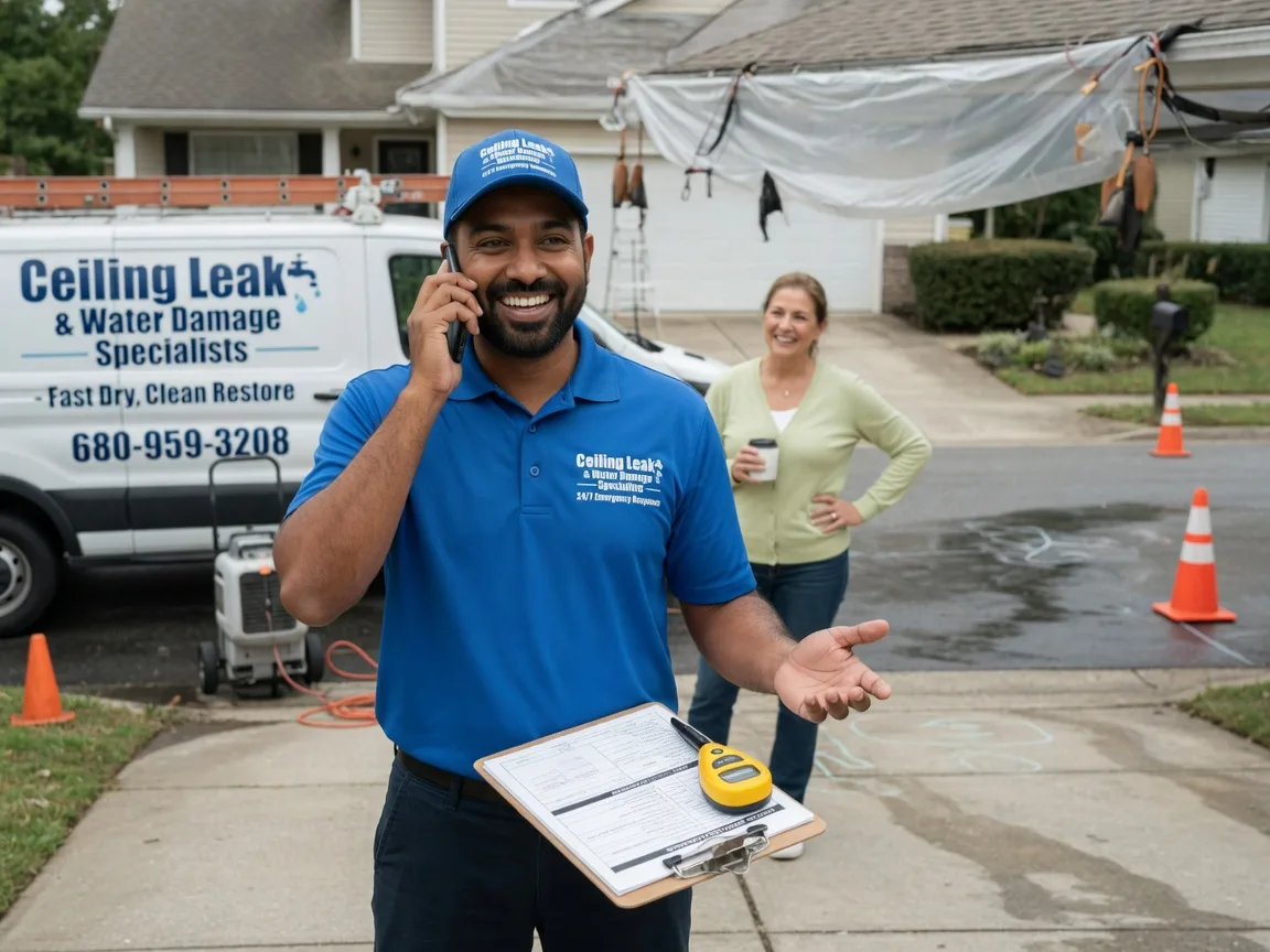 Ceiling Leak Cleanup Goodwell, OK FAQs